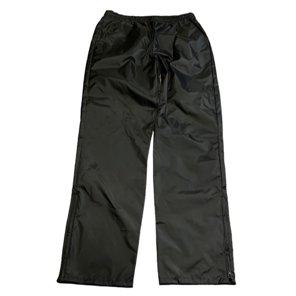 LAST CHANCE NEW Brooks VINTAGE Medium Black Ripstop Nylon Pants Dead Stock NWT